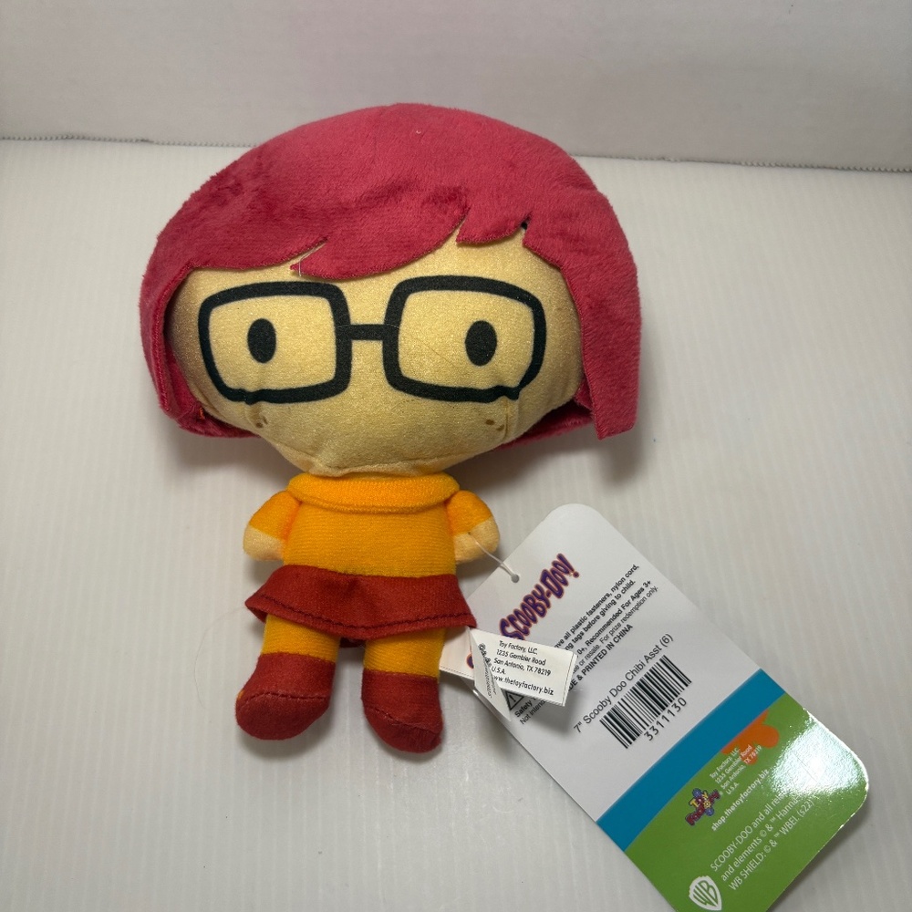 Scooby-Doo! Velma Plush Doll 7" NWT Chibi Big Head 2022 Toy Factory New With Tag